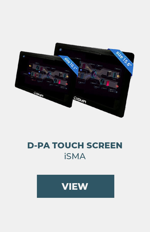 iSMA D-PA Touch screen
